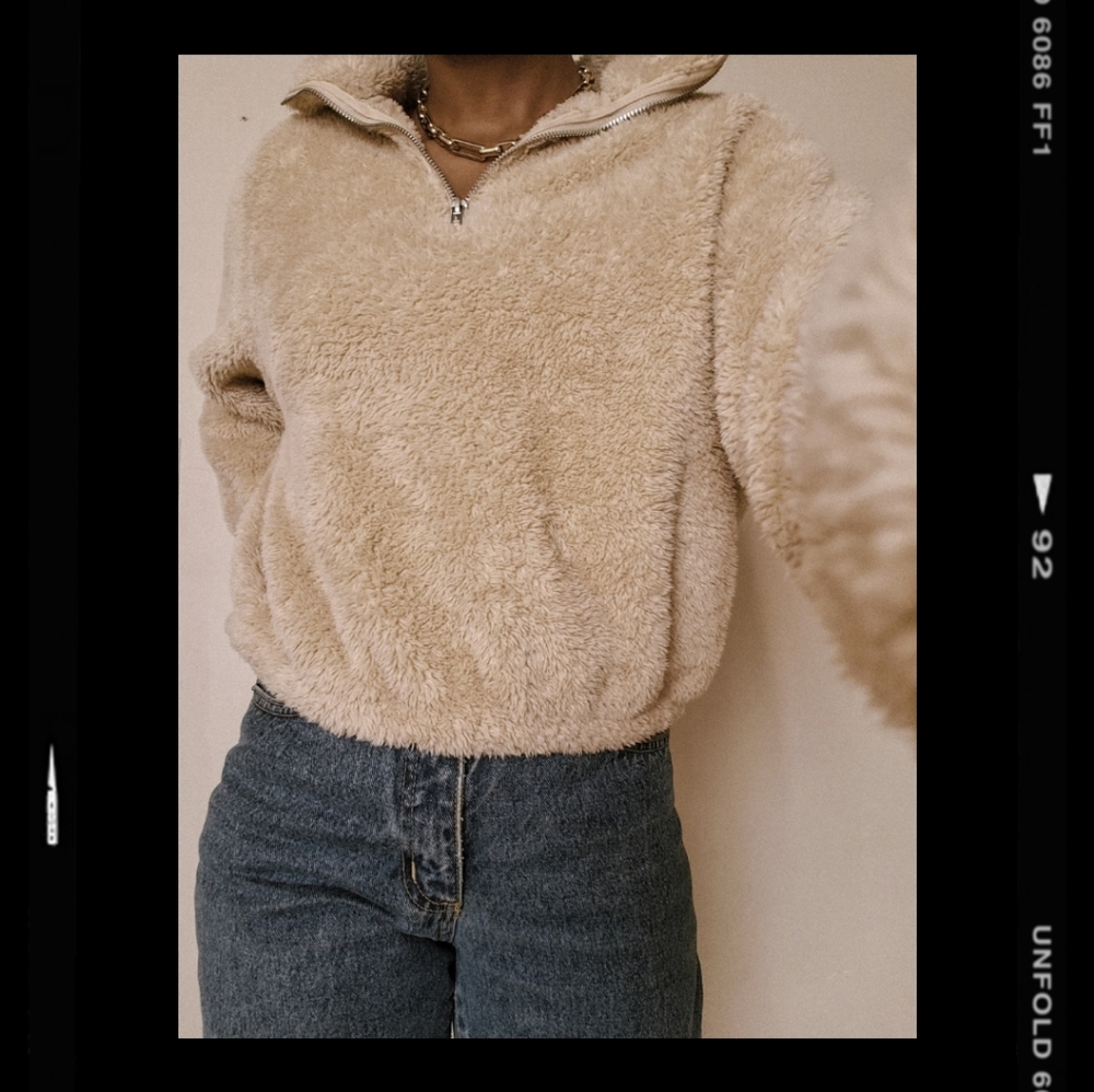 ☆ Faux Fur Jacket Zip Up ☆